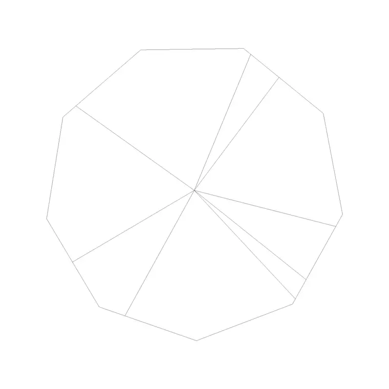 Tree Top View (53) DWG CAD block thumbnail — trees & plants drawing