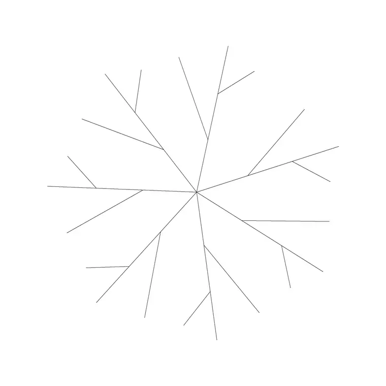Tree Top View (56) DWG CAD block thumbnail — trees & plants drawing