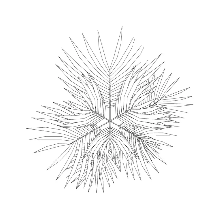 Tree Top View (59) DWG CAD block thumbnail — trees & plants drawing