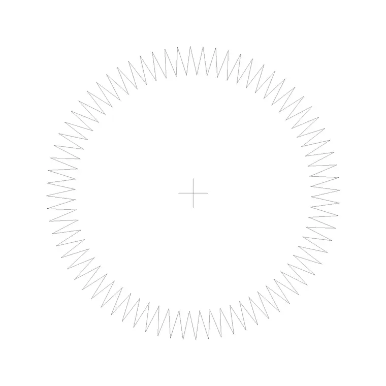 Tree Top View (8) DWG CAD block thumbnail — trees & plants drawing