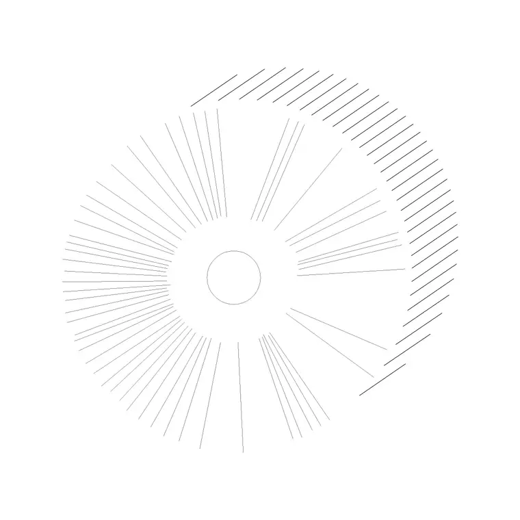 Tree Top View Shaded 2 DWG CAD block thumbnail — trees & plants drawing