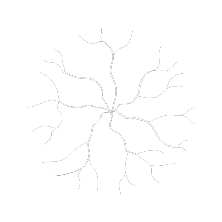 Tree Without Leaves (3) DWG CAD block thumbnail — trees & plants drawing