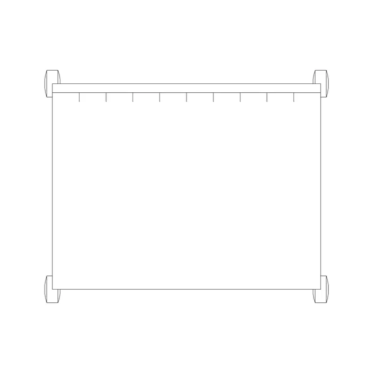 Trolley 2 DWG CAD block thumbnail — medical drawing