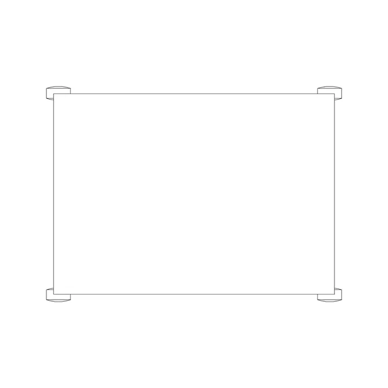 Trolley 4 DWG CAD block thumbnail — medical drawing