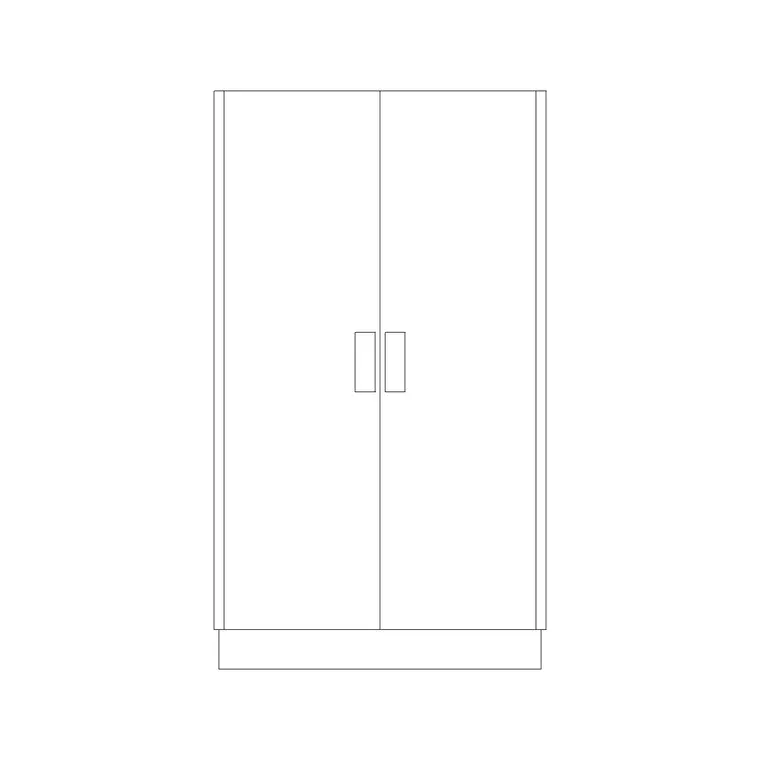 Tu 1200x2100 DWG CAD block thumbnail — furniture drawing