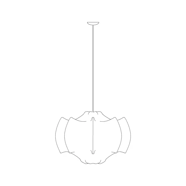 Viscontea Light Ele DWG CAD block thumbnail — lighting drawing
