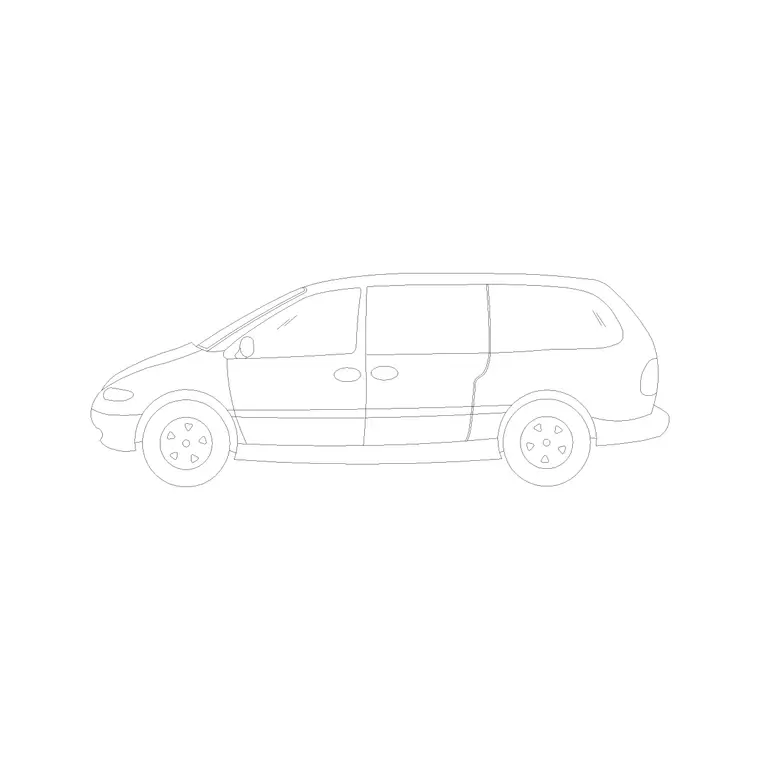Wagon R DWG CAD block thumbnail — vehicles drawing