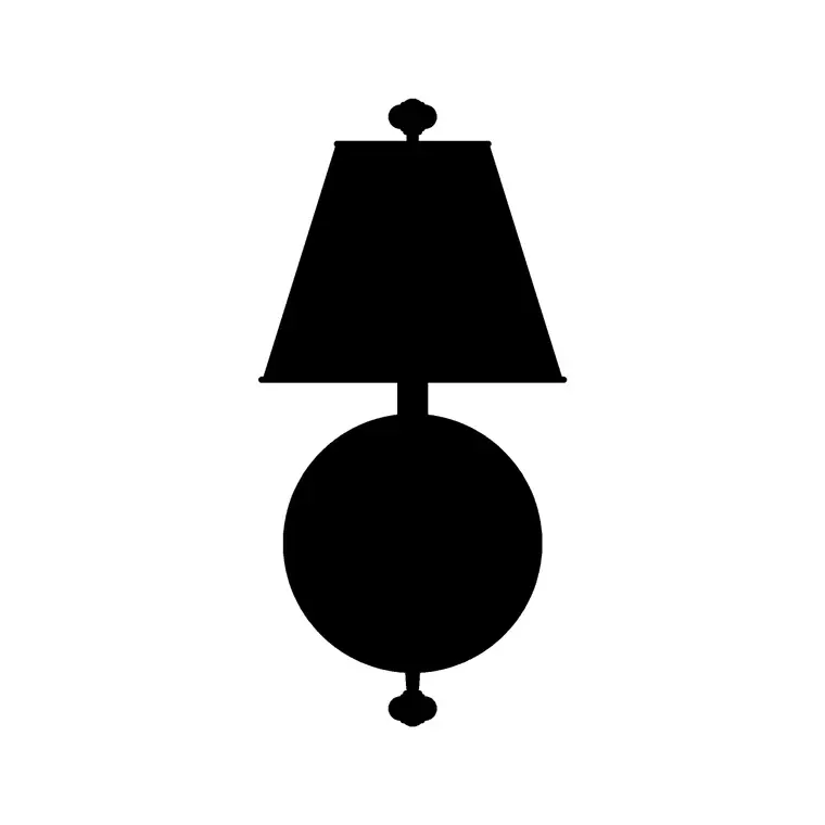 Wall Lamp Elev (18) DWG CAD block thumbnail — lighting drawing
