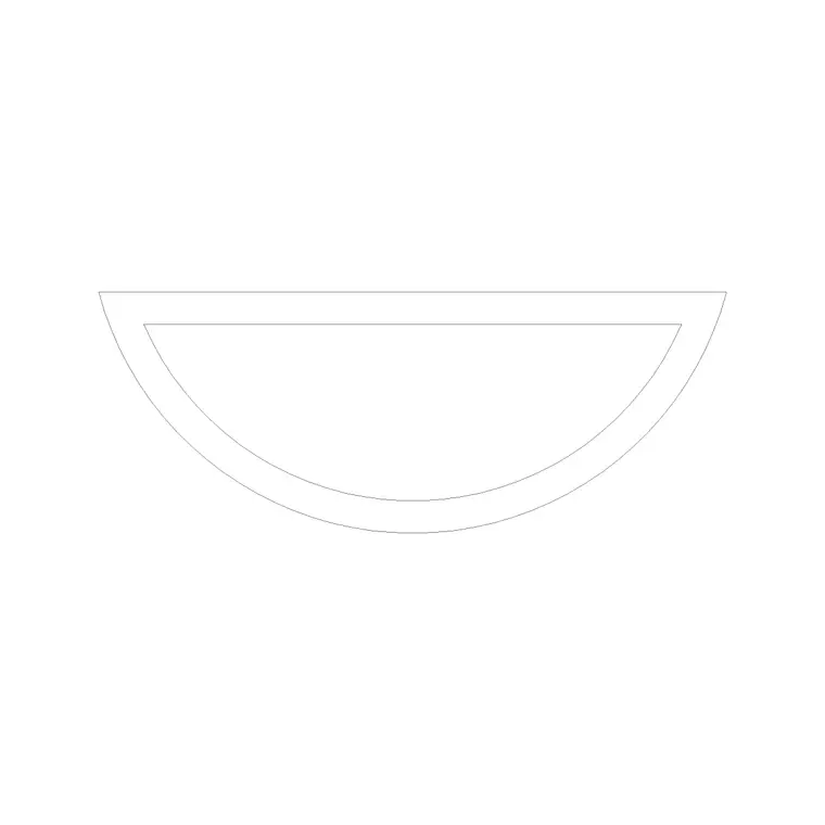 Wall Lamp Elev (23) DWG CAD block thumbnail — lighting drawing