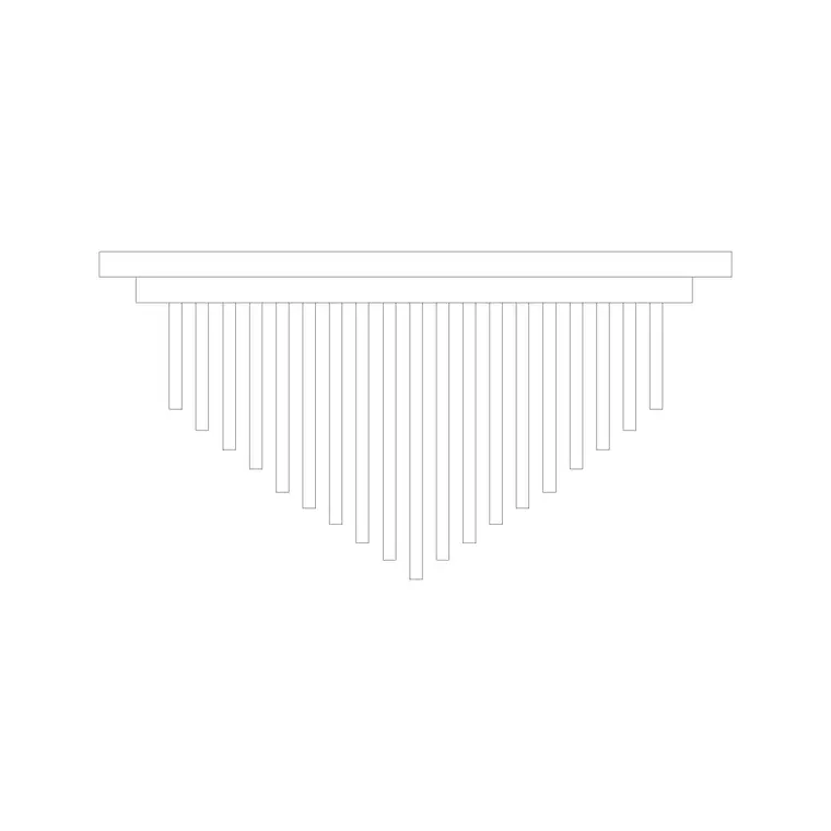 Wall Lamp Elev (26) DWG CAD block thumbnail — lighting drawing