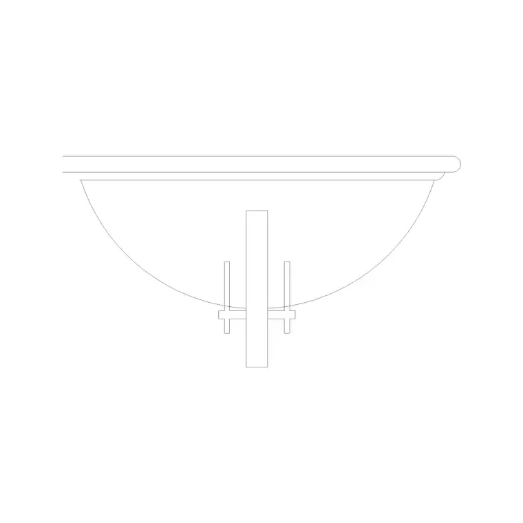 Wall Lamp Elev (31) DWG CAD block thumbnail — lighting drawing