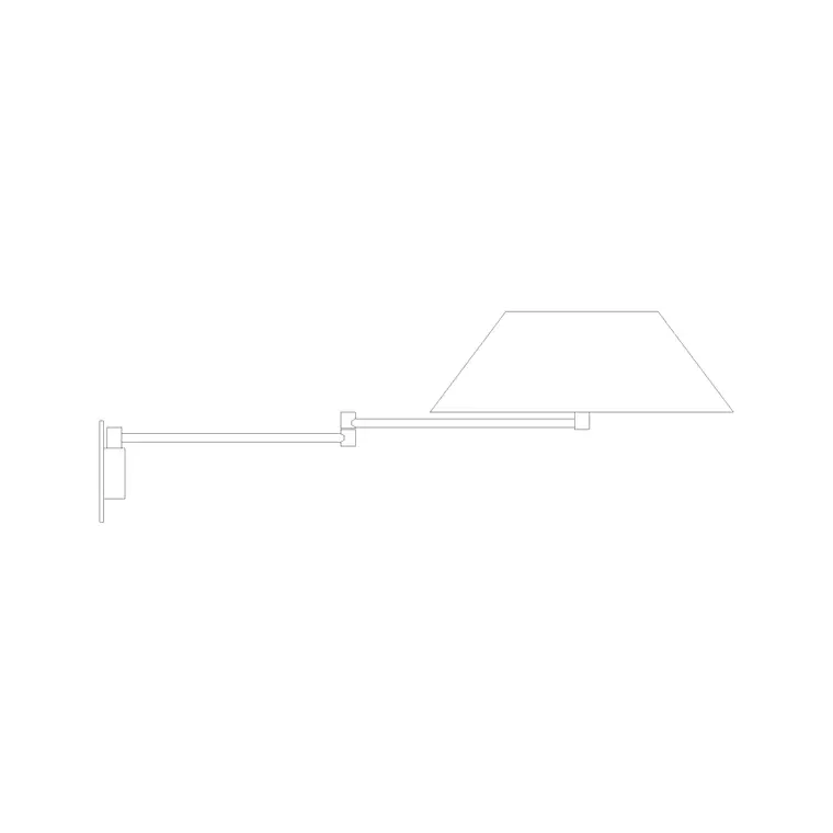 Wall Lamp Elev (8) DWG CAD block thumbnail — lighting drawing