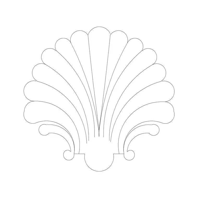 Wall Lamp DWG CAD block thumbnail — lighting drawing
