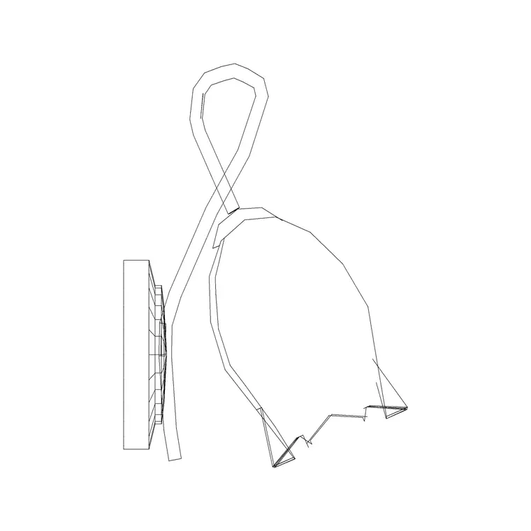 Wall Lights Classical DWG CAD block thumbnail — lighting drawing