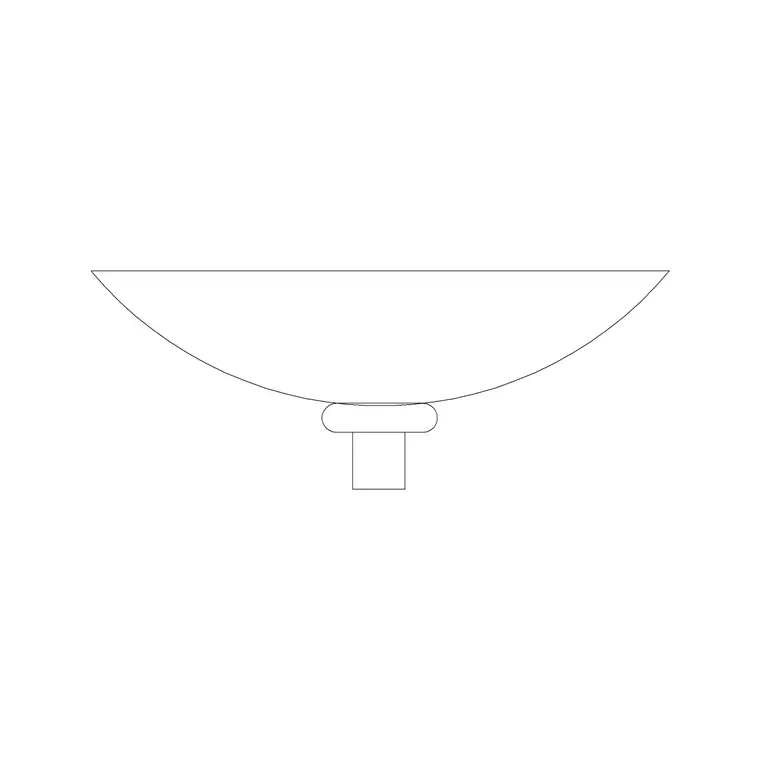Wall Lights Contemp DWG CAD block thumbnail — lighting drawing