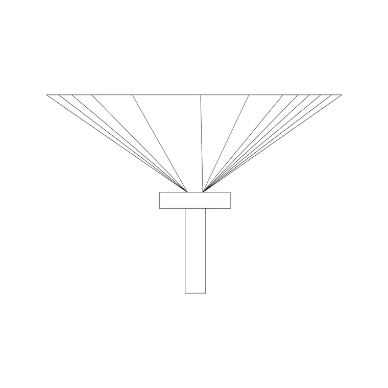 Wall Lights Modern DWG CAD block thumbnail — lighting drawing