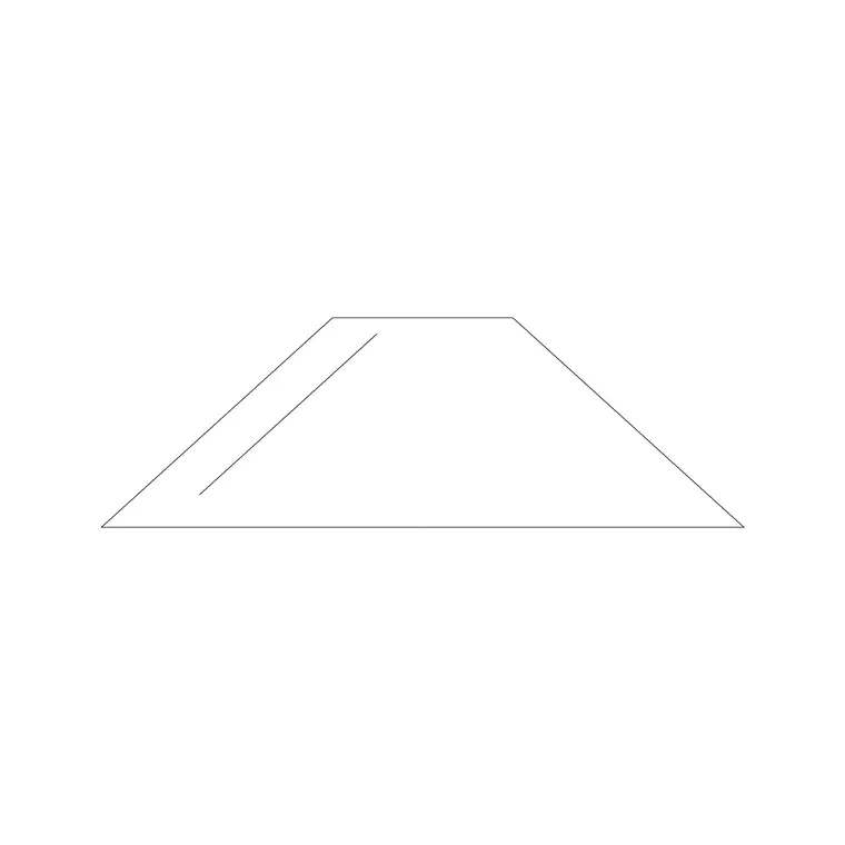 Wall Lights Traingular DWG CAD block thumbnail — lighting drawing