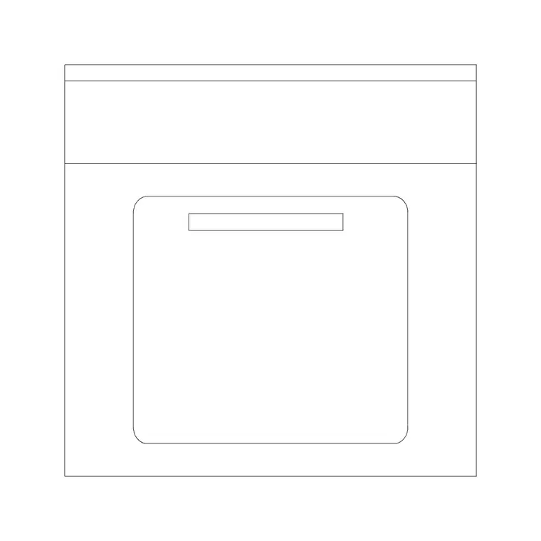 Wall Ovens 3 DWG CAD block thumbnail — kitchen drawing