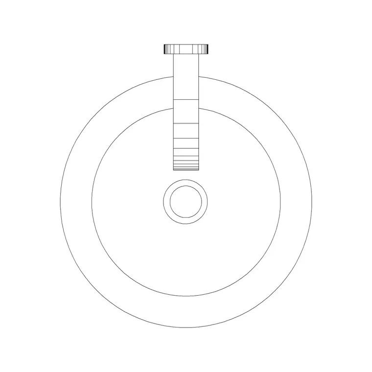 Wash Basin 11 DWG CAD block thumbnail — bathroom drawing