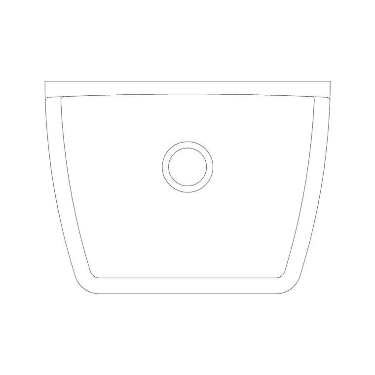 Wash Basin 28 DWG CAD block thumbnail — bathroom drawing