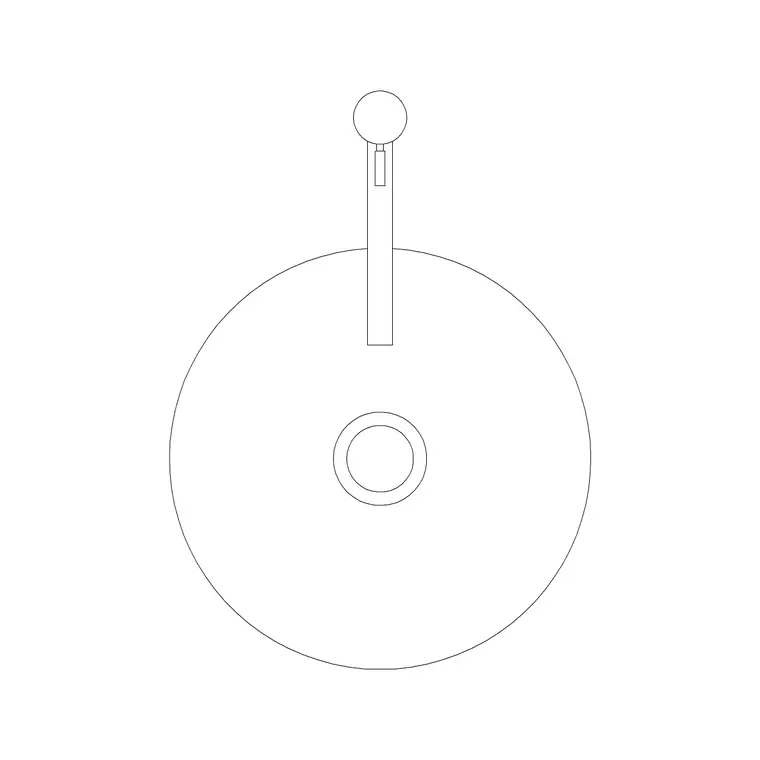 Wash Basin 29 DWG CAD block thumbnail — bathroom drawing