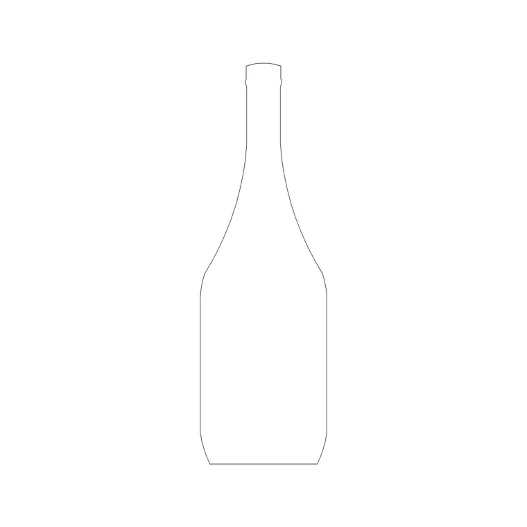 Wine Bottle (10) DWG CAD block thumbnail — accessories drawing