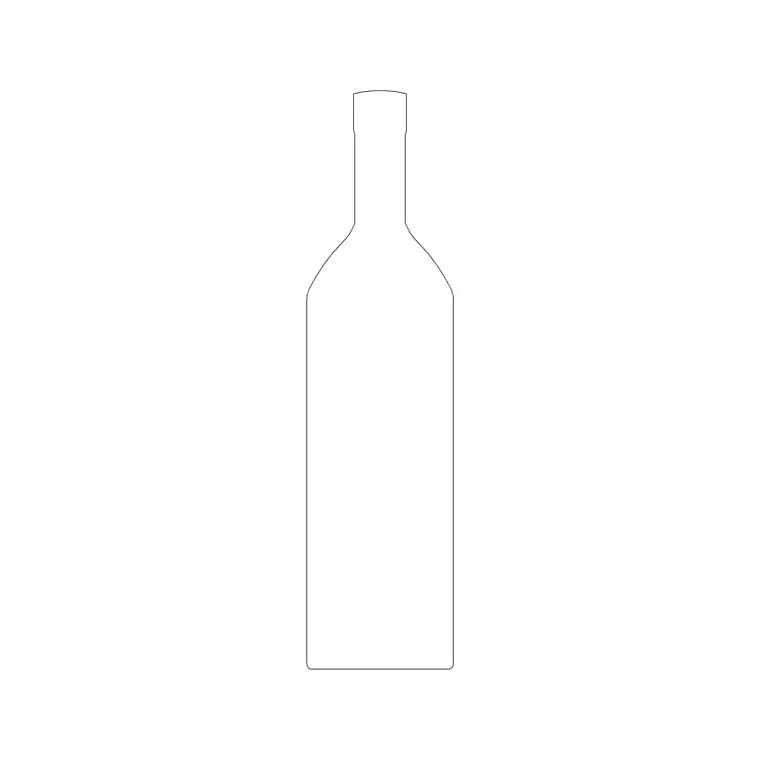 Wine Bottle (13) DWG CAD block thumbnail — accessories drawing