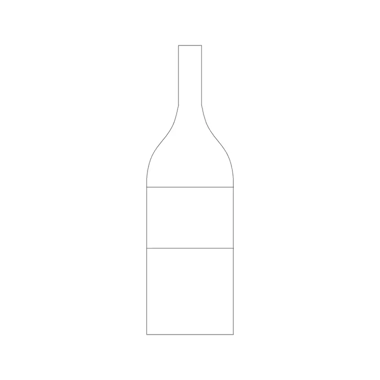 Wine Bottle (19) DWG CAD block thumbnail — accessories drawing
