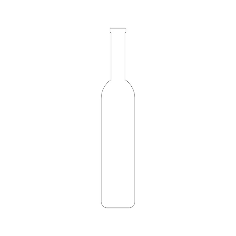 Wine Bottle (4) DWG CAD block thumbnail — accessories drawing