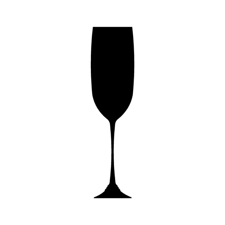 Wine Glass DWG CAD block thumbnail — accessories drawing