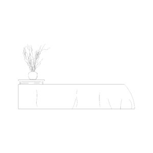 Low Height Bed 2 With Side Table