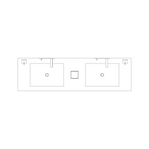 Vanity Double Basin Type 3