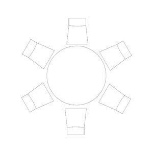 Table And Chair -6 Seater