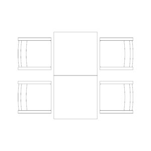 Table And Chair -4 Seater