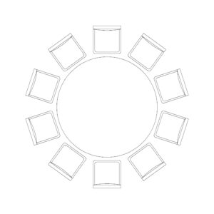 Table And Chair -10 Seater