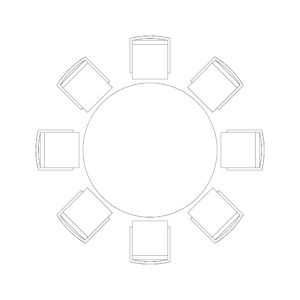 Table And Chair -8 Seater