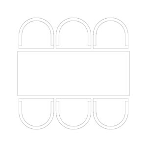 Table And Chair - 6 Seater