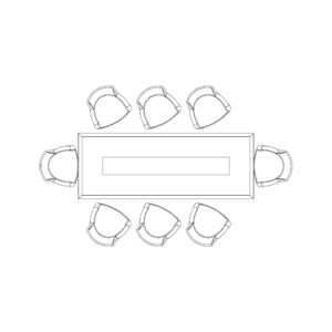 Conference Table And Chair - 8 Seater