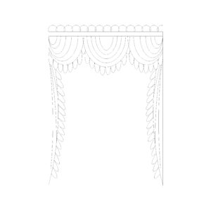 Rod pocket curtains