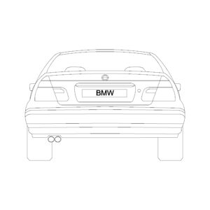 Sedan Car back Type 2