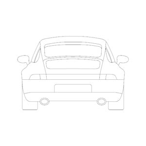 Sports car back