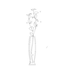 Vase long