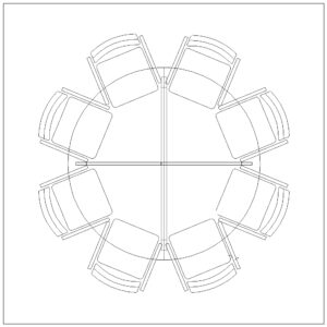 Circular Table 8