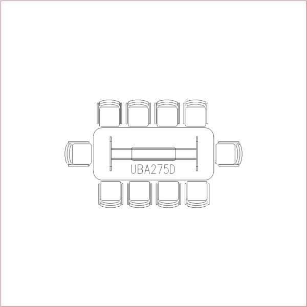 Conference Table 10 Seater (Long round edges)