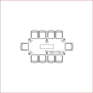 Conference Table 10 Seater (Rectangle Shape 2.75M)