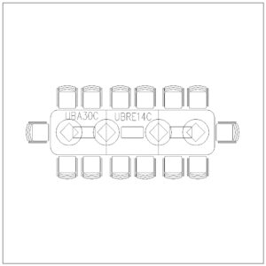 Conference Table 14 Seater (Long Rec Round Edge)