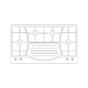 Stove 4 burner Type A