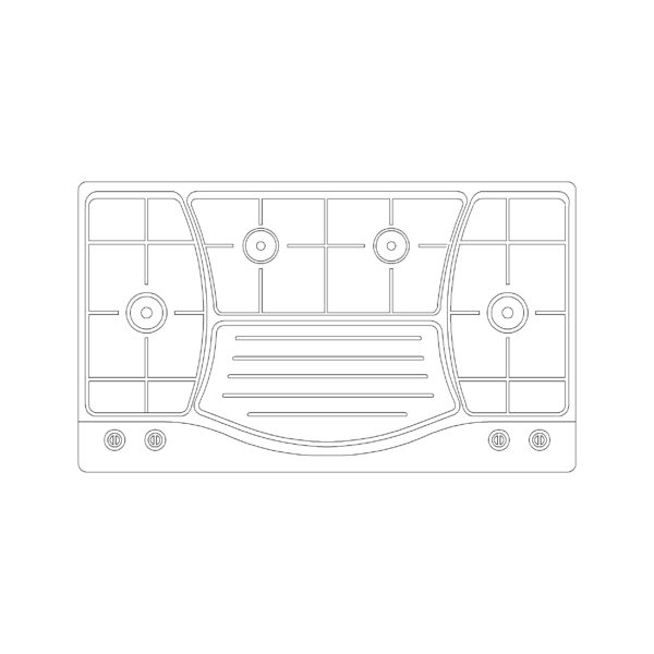 Stove 4 burner Type A