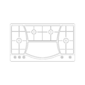 Stove 4 burner Type B