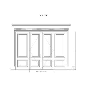 Door Leaf Classical Door Type 04